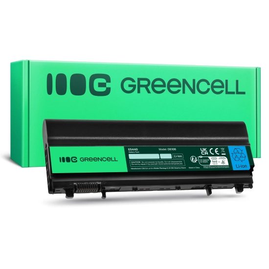 Bateria Green Cell DE106 do Dell Latitude E5440 E5540 P44G, 6600mAh