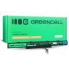 Czarna bateria laptopowa Green Cell AC51, wariant 2200 mAh i 14,8 V, widok produktu.