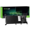 Czarna bateria laptopowa Green Cell AS70, wariant 4000 mAh i 7,6 V, widok produktu.