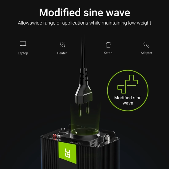 Green Cell Przetwornice napięcia Przetwornica napięcia INV06 12 V 150 W 300 W