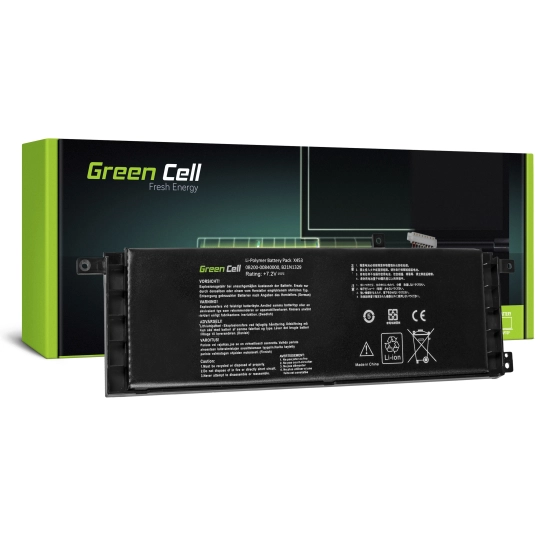 Czarna bateria laptopowa Green Cell AS80, wariant 3800 mAh i 7,2 V, widok produktu.