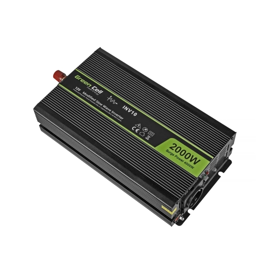 Green Cell Przetwornice napięcia Przetwornica napięcia INV10 12 V 2000 W