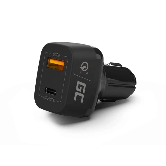 Green Cell Ładowarka samochodowa CAD33 48 W USB-C PD USB-A