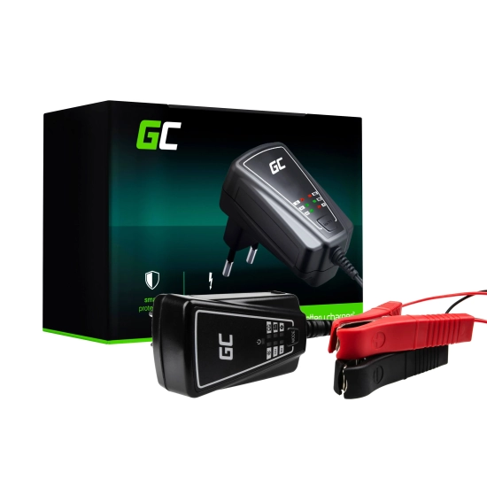 Zdjęcie główne produktu Prostownik Green Cell ACAGM06 6V/12V 1A; wariant ACAGM06, EAN 5903317222354.