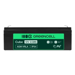 Akumulator Green Cell AGM18, wariant AGM VRLA 12 V 2,3 Ah, złącze Faston 187 (F1).