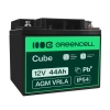 Akumulator Green Cell AGM23, wariant AGM VRLA 12 V 44 Ah, złącze M6.