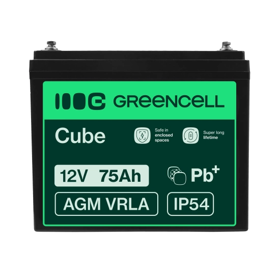 Green Cell Akumulator AGM25 12 V 75 Ah AGM