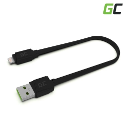 Kabel Green Cell KABGC02 USB-A–Lightning 25 cm zielony – produkt w dokładnym wariancie wskazanym kodem KABGC02, zgodny z