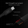 Green Cell Kabel GCmatte USB-A–USB-C 25 cm zielony