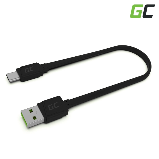 Kabel Green Cell GCmatte USB-A–USB-C 25 cm zielony – produkt w dokładnym wariancie wskazanym kodem KABGC03, zgodny z opi