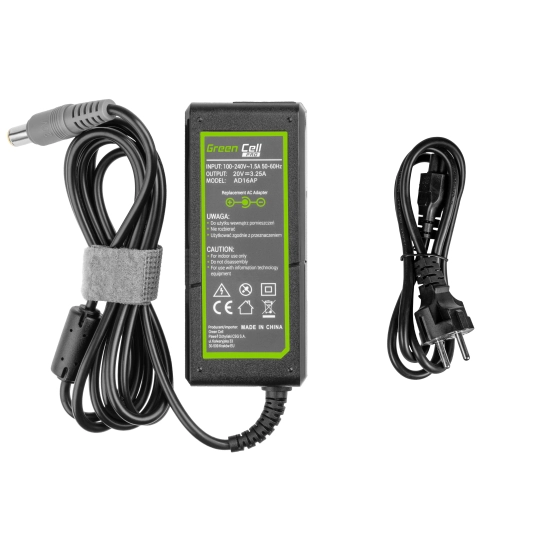 Green Cell Zasilacz do laptopa AD16AP 20 V 65 W Lenovo