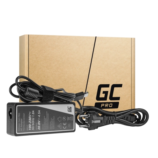 Zdjęcie główne produktu Zasilacz do laptopa Green Cell AD39AP 20V 90W Lenovo; wariant AD39AP, EAN 5903317225645.