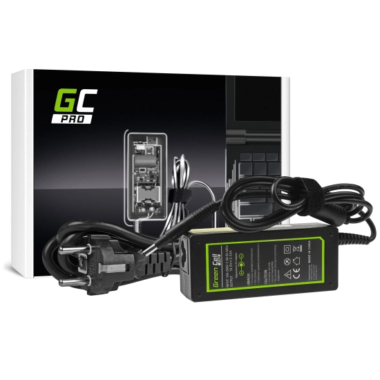 Zasilacz Green Cell AD42P do laptopów Hp, moc 65W, napięcie wyjściowe 19,5V, natężenie 3,33A, wtyk 4.8-1.7mm