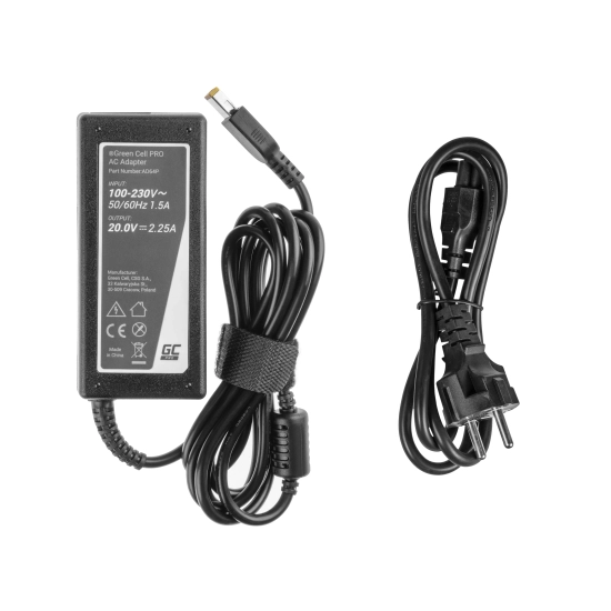 Green Cell Zasilacz do laptopa AD64P 20 V 45 W Lenovo