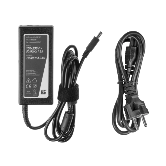Green Cell Zasilacz do laptopa AD75AP 19,5 V 65 W Dell