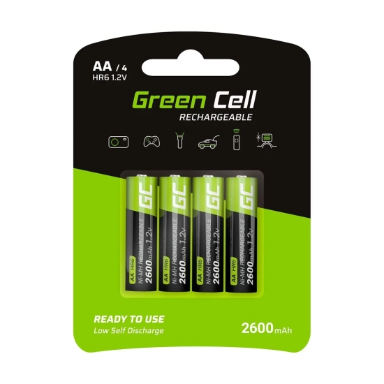 Green Cell Akumulatorki GR01 4x AA 2600 mAh Ni-MH
