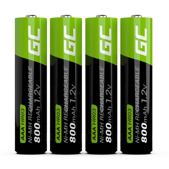 Green Cell Akumulatorki GR04 4x AAA 800 mAh Ni-MH