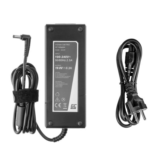 Zasilacz Green Cell PRO AD22P 120W 19V do ASUS i MSI