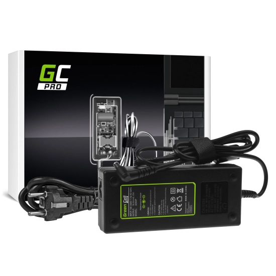 Zdjęcie główne produktu Zasilacz do laptopa Green Cell 19,5V 120W Sony; wariant oznaczony numerem EAN, EAN 5903317226765
