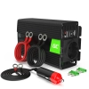 Czarna przetwornica napięcia Green Cell INV17 24V na 230V, 500W/1000W.