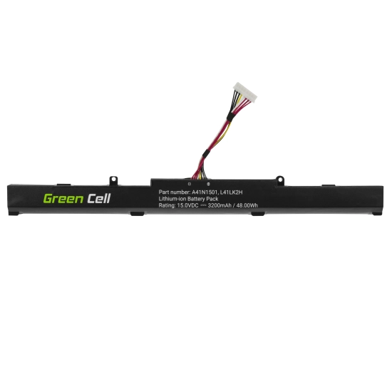 Green Cell AS138 bateria A41N1501 3200 mAh do Asus ROG GL752 GL752V