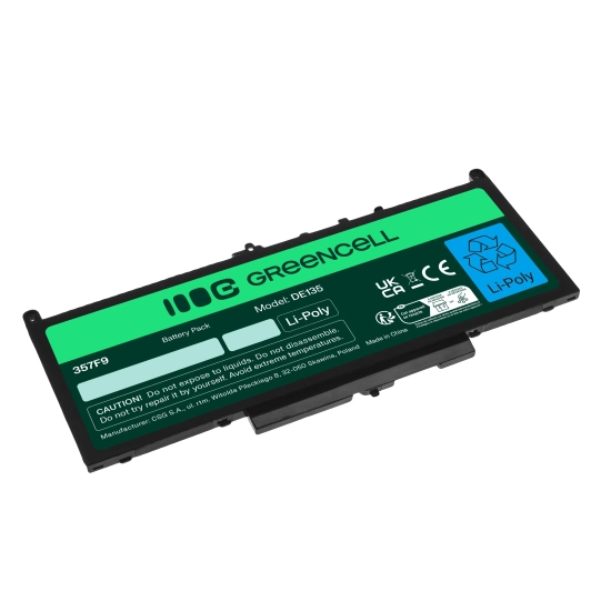 Bateria do laptopa Green Cell J60J5 do Dell Latitude E7270 E7470 DE135