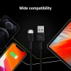 Green Cell Kabel Ray USB-A–Lightning 120 cm biały