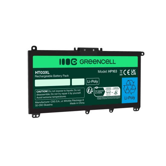Green Cell Bateria HP163 3400 mAh 11,4 V Li-Polymer