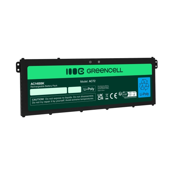 Bateria do laptopa Green Cell AC14B3K AC14B8K do Acer Aspire 5 A515 AC72