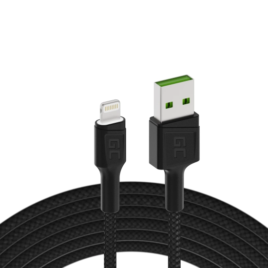 Kabel Green Cell Ray USB-A–Lightning 200 cm biały – produkt w dokładnym wariancie wskazanym kodem KABGC12, zgodny z opis