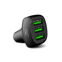 Zdjęcie główne produktu Ładowarka samochodowa Green Cell CADGC01 PowerRide 54W 3xUSB; wariant CADGC01, EAN 5903317229896