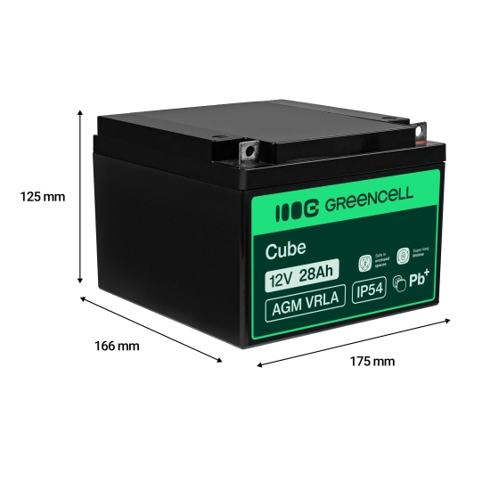 Green Cell Akumulator AGM35 12 V 26 Ah AGM