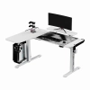 Biurko gamingowe Ultradesk WINGER - białe UDESK-WI-BWA/BWB