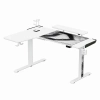 Biurko gamingowe Ultradesk WINGER - białe UDESK-WI-BWA/BWB