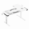 Biurko gamingowe Ultradesk WINGER - białe UDESK-WI-BWA/BWB