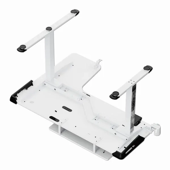 Biurko gamingowe Ultradesk WINGER - białe UDESK-WI-BWA/BWB
