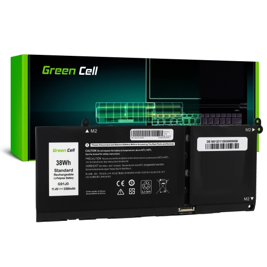 Bateria Green Cell DE160 do to Dell Latitude 3320 3330 3520 Inspiron 15 3511 3525 5510, 3300mAh