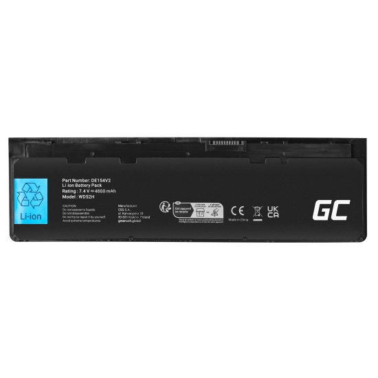 Green Cell DE154V2 bateria WD52H 4600 mAh do Dell Latitude E7240 E7250