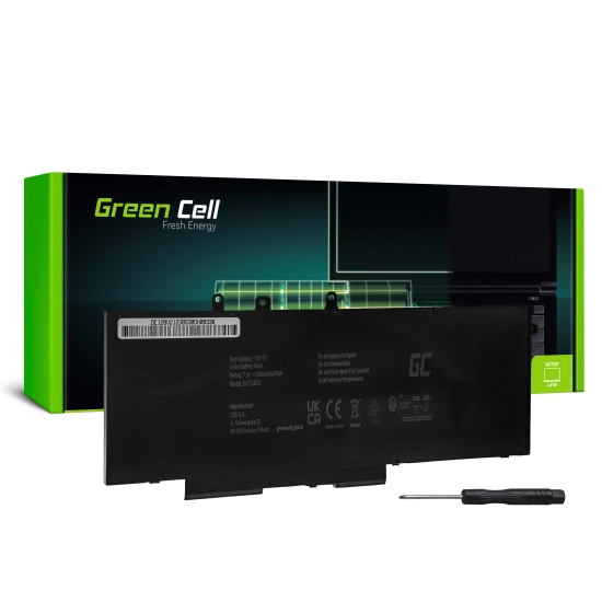 Bateria do laptopa Green Cell DE128V2 do Dell Latitude 5280, 6200 mAh