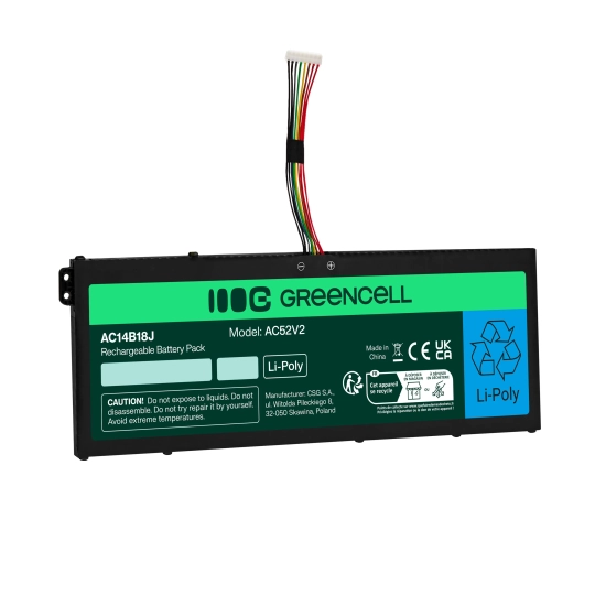 Green Cell AC52V2 bateria AC14B13J 3600 mAh do Acer Aspire 3 A315-23