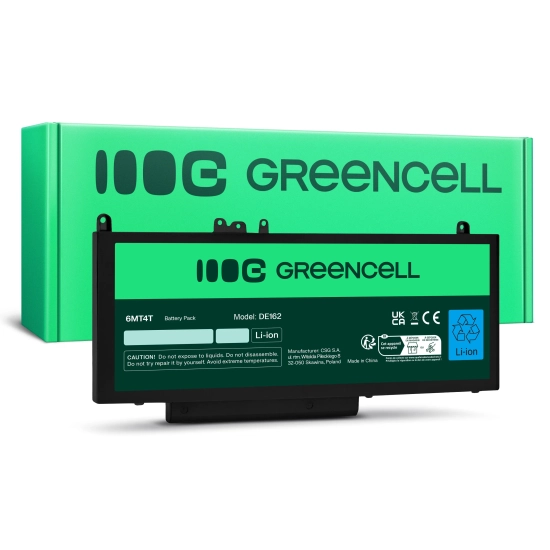 Bateria Green Cell DE162 do Dell Latitude E5270 E5470 E5570, 7200 mAh