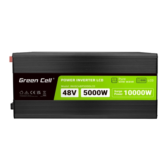 Green Cell Przetwornice napięcia Przetwornica napięcia INVGC48P5000LCD 48 V