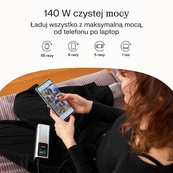 Green Cell Powerbank PowerPlay Ultra PBGC25UD 25200 mAh 140 W