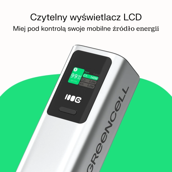 Green Cell Powerbank PowerPlay Ultra PBGC25UD 25200 mAh 140 W
