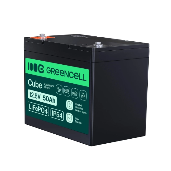 Green Cell CUBE LiFePO4 LFPGC12V50AH 12,8 V 50 Ah