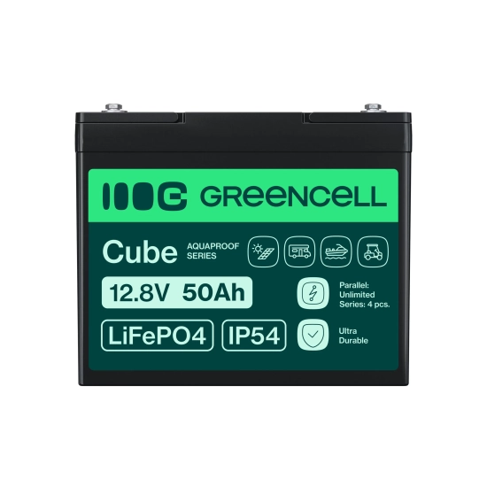 Green Cell CUBE LiFePO4 LFPGC12V50AH 12,8 V 50 Ah