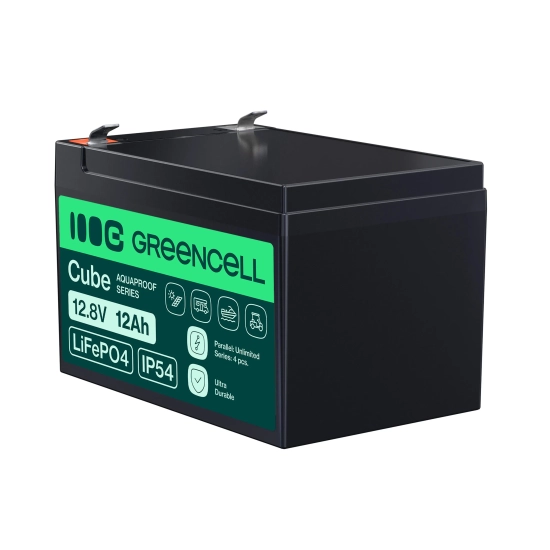 Green Cell Akumulator LFPGC12V12AH 12,8 V 12 Ah LiFePO4