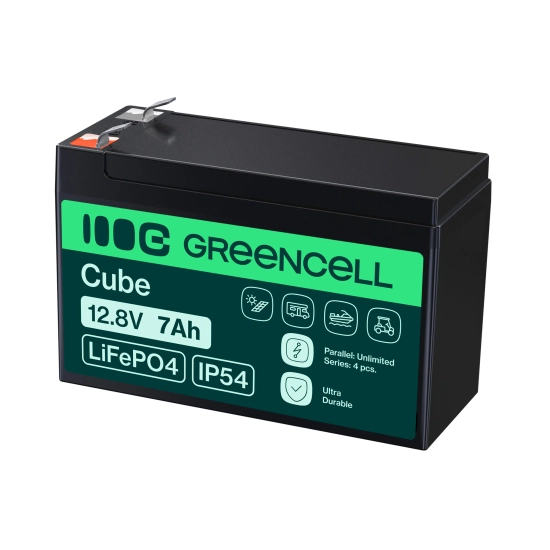 Green Cell Akumulator LFPGC12V7AH 12,8 V 7 Ah LiFePO4