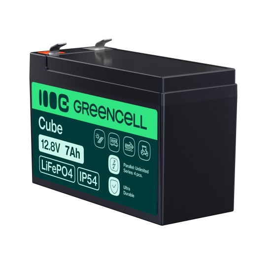 Green Cell Akumulator LFPGC12V7AH 12,8 V 7 Ah LiFePO4
