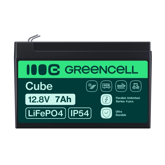 Green Cell Akumulator LFPGC12V7AH 12,8 V 7 Ah LiFePO4